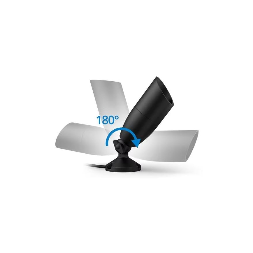 WiZ -SET 2x LED RGBW Zatemnitvena zunanja svetilka SPOT LED/10W/230V 2700-5000K IP65 Wi-Fi