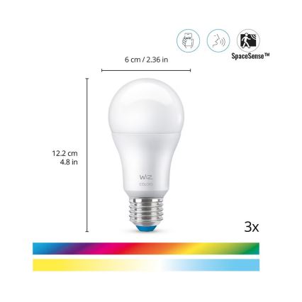 WiZ - Set za nadzor gospodinjstva: 1xkamera + 3xLED RGB žarnica 8,5W/230V Wi-Fi