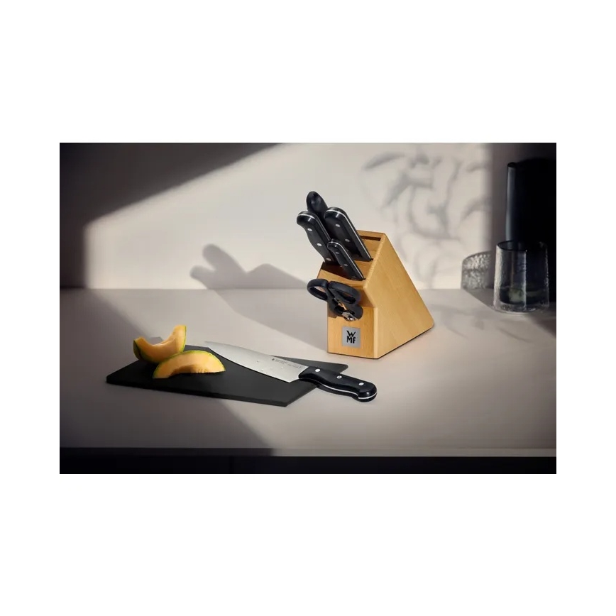 WMF - 6-delni komplet kuhinjskih nožev v stojalu SPITZENKLASSE PLUS