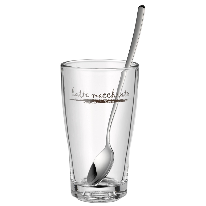 WMF - Komplet kozarcev in žličk za latte macchiato CLEVER & MORE, 6 kosov