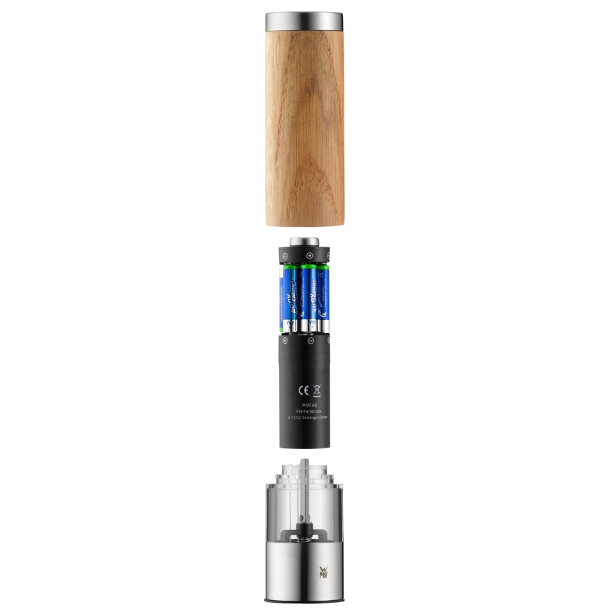 WMF - Električni mlinček za začimbe CERAMILL 6xAAA hrast