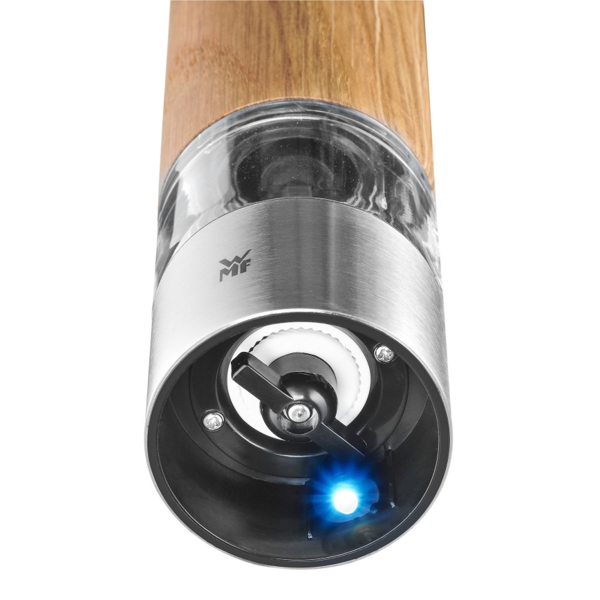 WMF - Električni mlinček za začimbe CERAMILL 6xAAA hrast