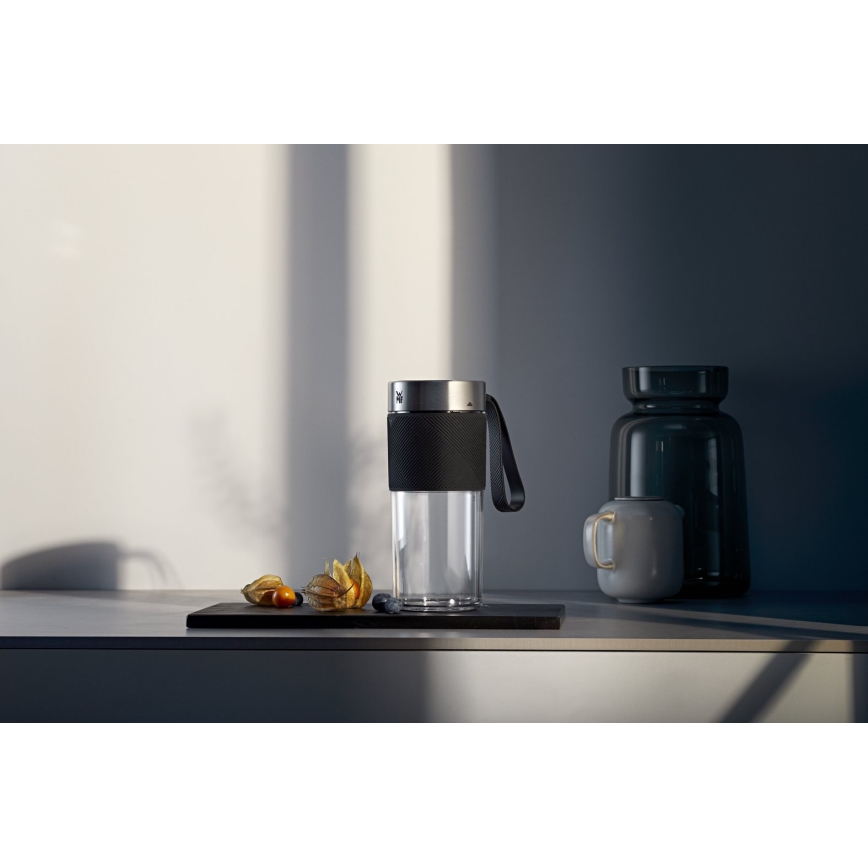WMF - Potovalni mešalnik za smoothie KITCHENminis 50W/7,4V 1200 mAh nerjaveče jeklo