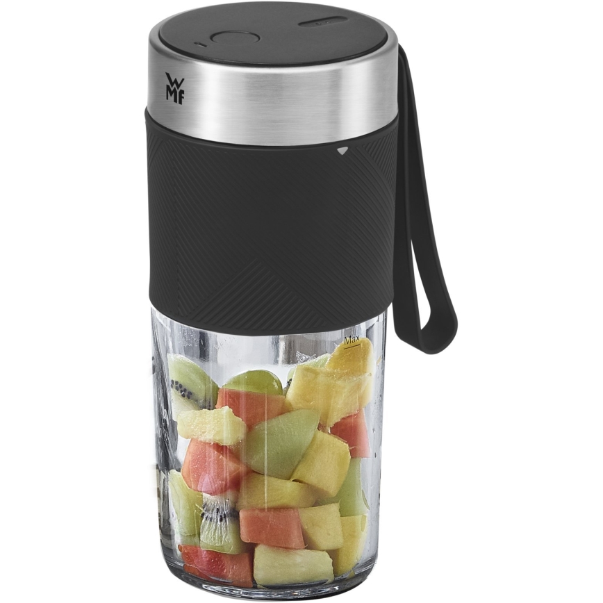 WMF - Potovalni mešalnik za smoothie KITCHENminis 50W/7,4V 1200 mAh nerjaveče jeklo