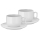 WMF - SET 2x Cappuccino skodelica s krožničkom BARISTA 160 ml bela