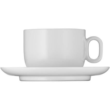 WMF - SET 2x Cappuccino skodelica s krožničkom BARISTA 160 ml bela