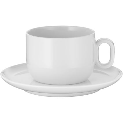 WMF - SET 2x Cappuccino skodelica s krožničkom BARISTA 160 ml bela