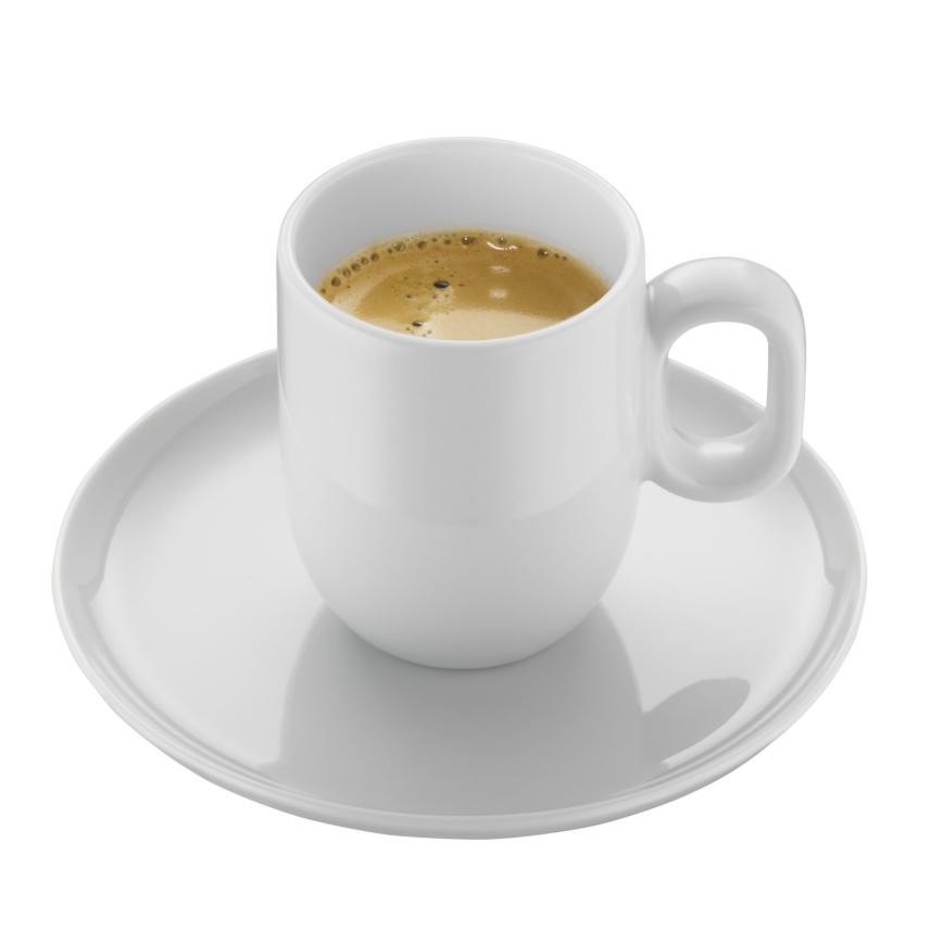 WMF - SET 2x Espresso skodelica s krožničkom BARISTA bela