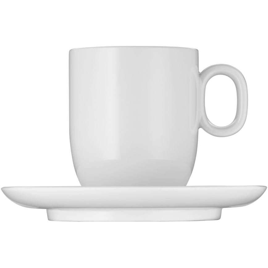 WMF - SET 2x Kavna skodelica za kremo s krožničkom BARISTA 170 ml bela