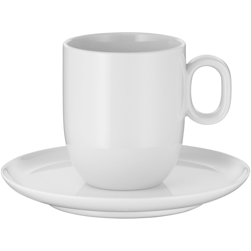 WMF - SET 2x Kavna skodelica za kremo s krožničkom BARISTA 170 ml bela