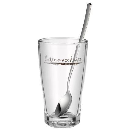 WMF - Set kozarcev in žličk za latte macchiato CLEVER & MORE 6 kom.