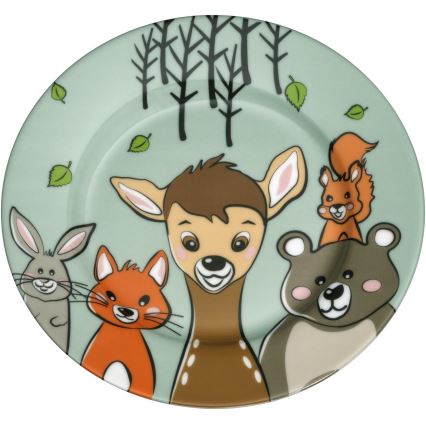 WMF - Set otroške posode in jedilnega pribora FOREST FRIENDS 6 kom.