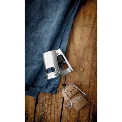 WMF - Zapiralni zamašek za šampanjec CLEVER & MORE 4×5 cm iz nerjavečega jekla