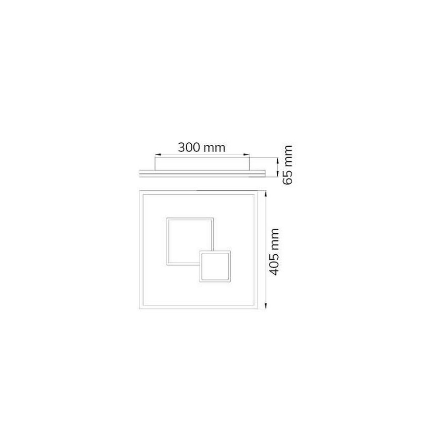 Wofi 11247 - LED Zatemnitvena stropna svetilka NADRA LED/27W/230V