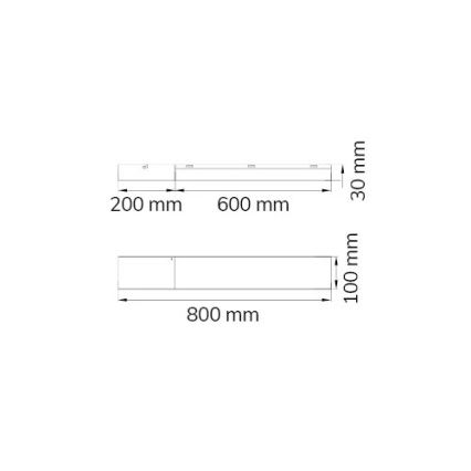 Wofi 11277 - SET 3x LED RGBW Zatemnitvena stropna svetilka FOURLIGHTS LED/30W/230V + Daljinski upravljalnik