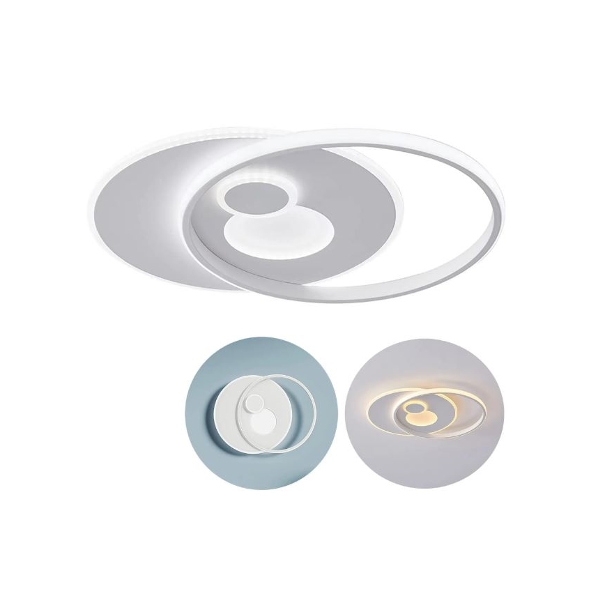 Wofi 11621 - LED Zatemnitvena stropna svetilka AKON LED/38W/230V 2700-5500K + Daljinski upravljalnik