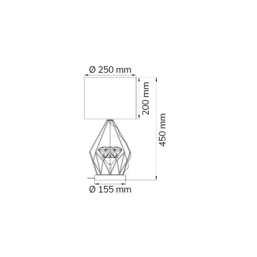 Wofi 11977 - LED Zatemnitvena namizna svetilka AMY LED/10W/230V
