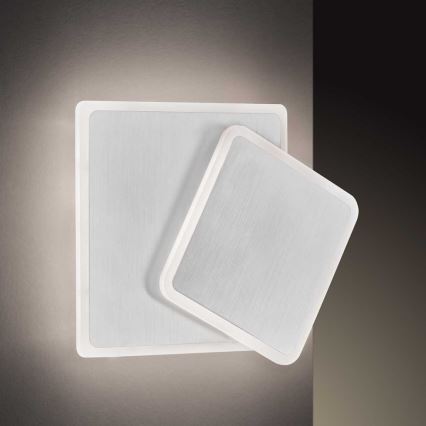 Wofi 12052 - LED Stropna svetilka SUTTER LED/10,5W/230V 3000K mat krom