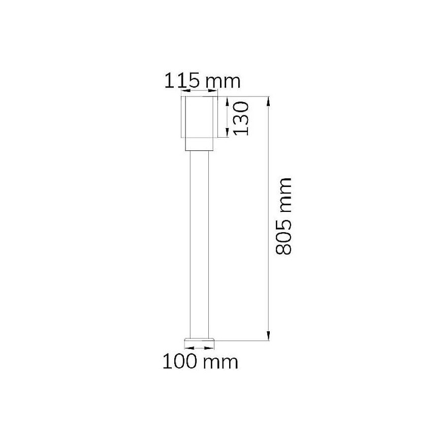 Wofi 12232 - Zunanja svetilka PITA 1xE27/10W/230V IP54