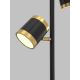 Wofi 3003-304S - LED Zatemnitvena stoječa svetilka TOULOUSE LED/21W/230V črna/zlata