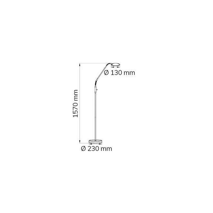 Wofi 3006.01.64.9000 - LED Zatemnitvena talna svetilka TWIN LED/4,6W/230V