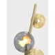 Wofi 3014-904 - LED Talna svetilka NANCY 9xG9/3,5W/230V zlata/siv