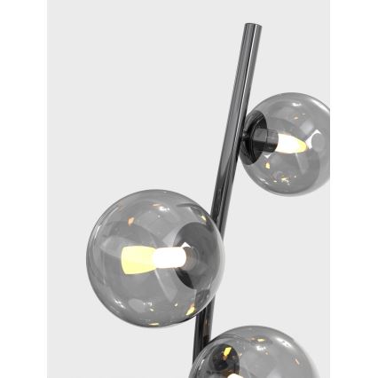 Wofi 3014-905 - LED Talna svetilka NANCY 9xG9/3,5W/230V črni krom