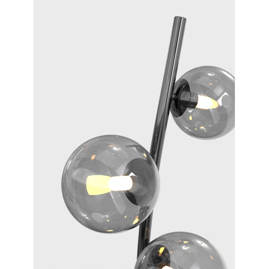 Wofi 3014-905 - LED Talna svetilka NANCY 9xG9/3,5W/230V črni krom