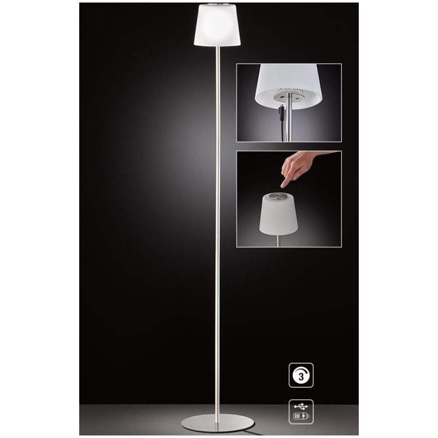 Wofi 3015.01.64.9000 - LED Zatemnitvena talna svetilka GENK LED/2W/5V 2000 mAh