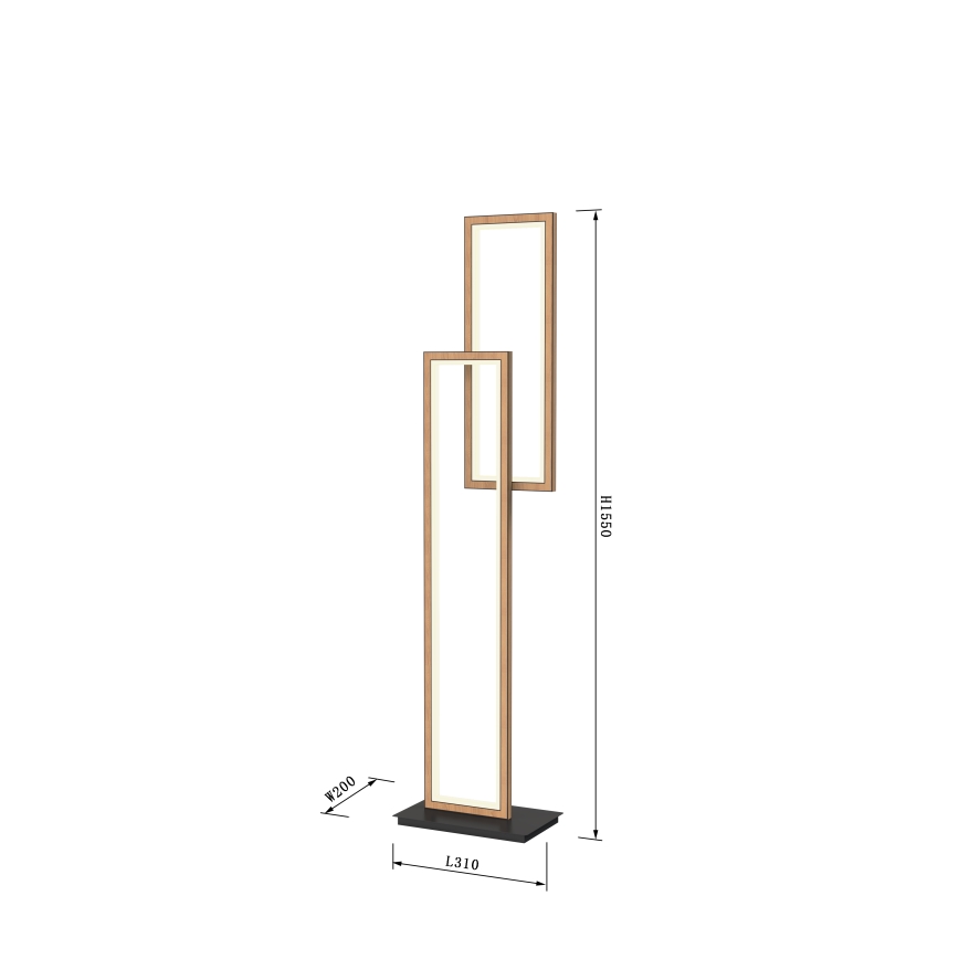 Wofi 3023-206 - LED Zatemnitvena stoječa svetilka PESCARA LED/21W/230V
