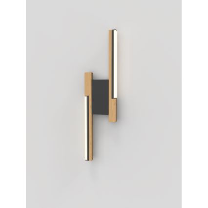 Wofi 4031-206- LED zatemnjiva stenska svetilka PALERMO 11W/230V kavčukovec