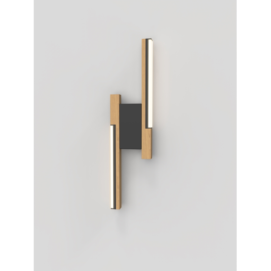 Wofi 4031-206- LED zatemnjiva stenska svetilka PALERMO 11W/230V kavčukovec