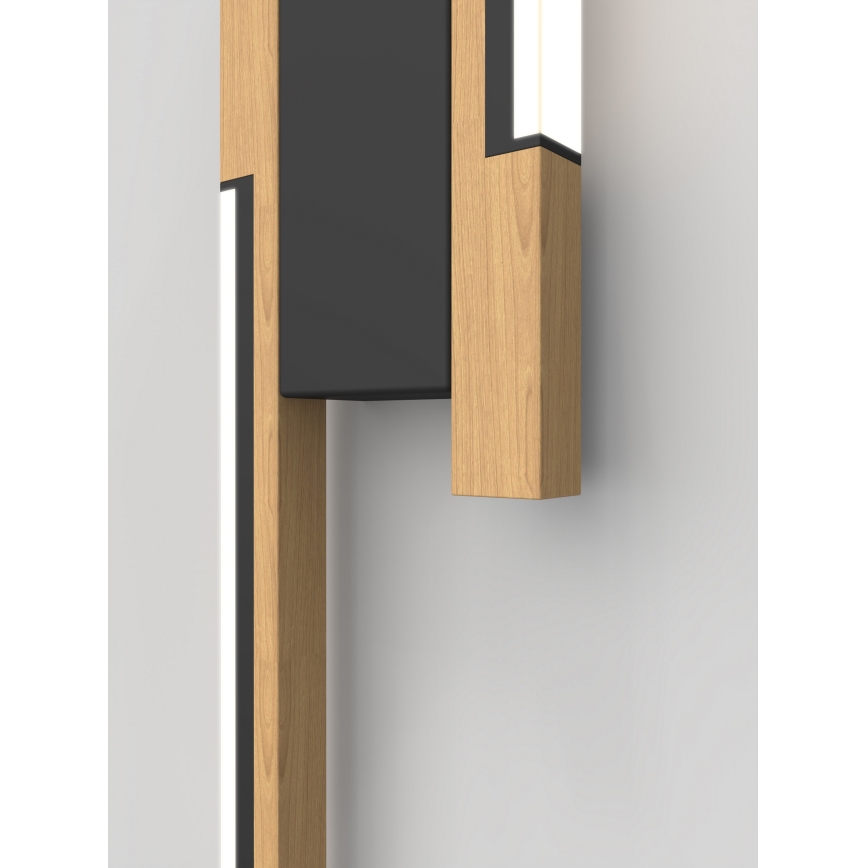 Wofi 4031-206- LED zatemnjiva stenska svetilka PALERMO 11W/230V kavčukovec