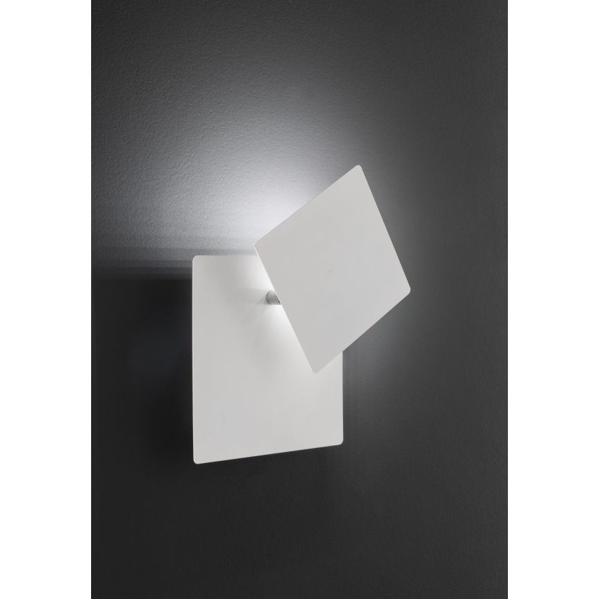 Wofi 4048-108Q - LED Stenska svetilka BAYONNE LED/6,5W/230V bela