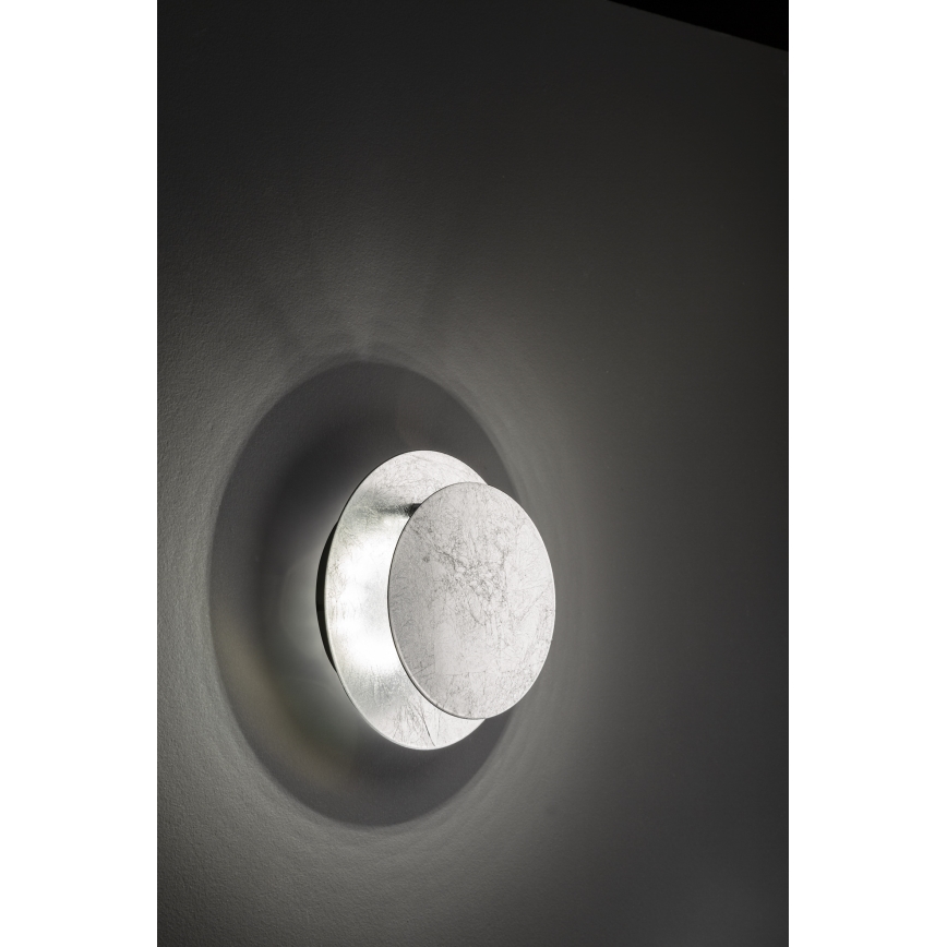 Wofi 4048-303R - LED Stenska svetilka BAYONNE LED/6,5W/230V srebrna