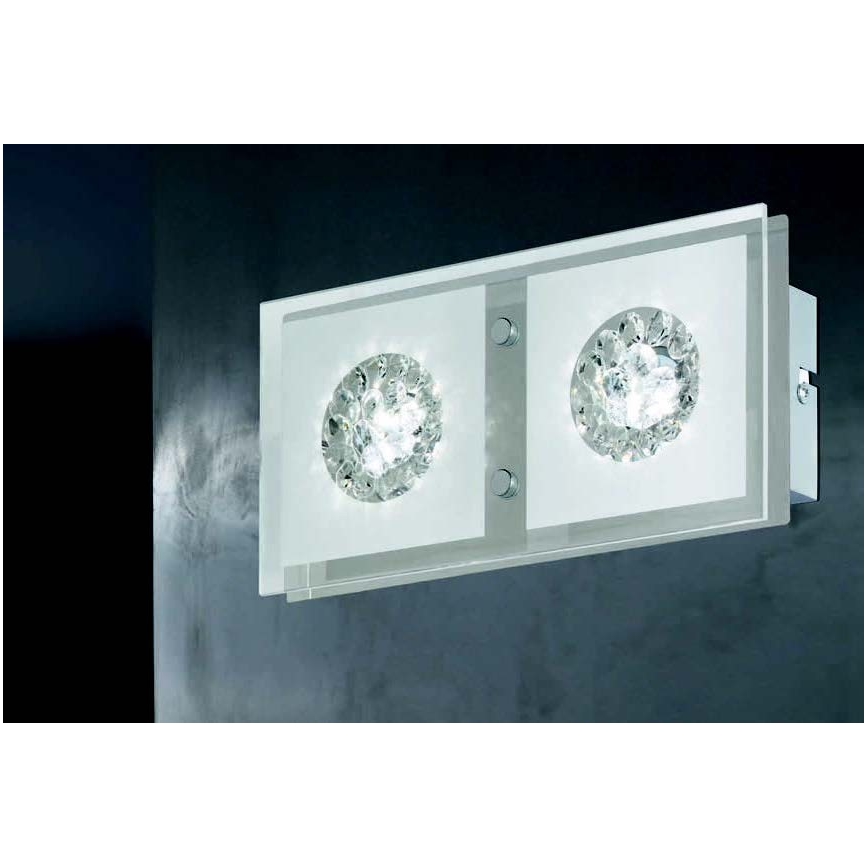 Wofi 4272.02.01.0000 - LED Stenska svetilka REIMS 2xLED/4W/230V