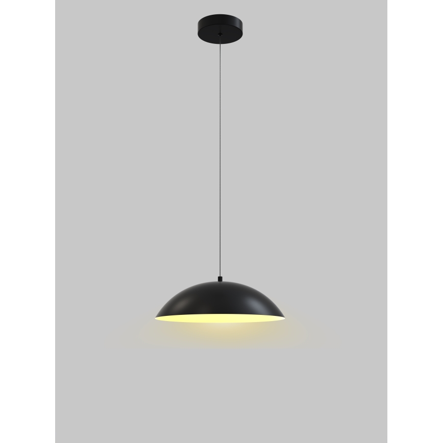 Wofi 6001-104 - LED Zatemnitveni lestenec na vrvici ROSCOFF LED/19W/230V črna/zlata