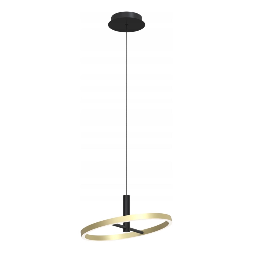 Wofi 6016-104L - LED s funkcijo zatemnjevanja, viseči lestenec na kablu BREST LED/19W/230V, premer 42 cm, črna/zlata