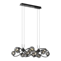 Wofi 7014-1405 - LED Lestenec na vrvici NANCY 14xG9/3,5W/230V črna/sijajni krom