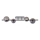Wofi 7014-405W - LED Nadgradni lestenec VILLA 4xG9/3W/230V črna