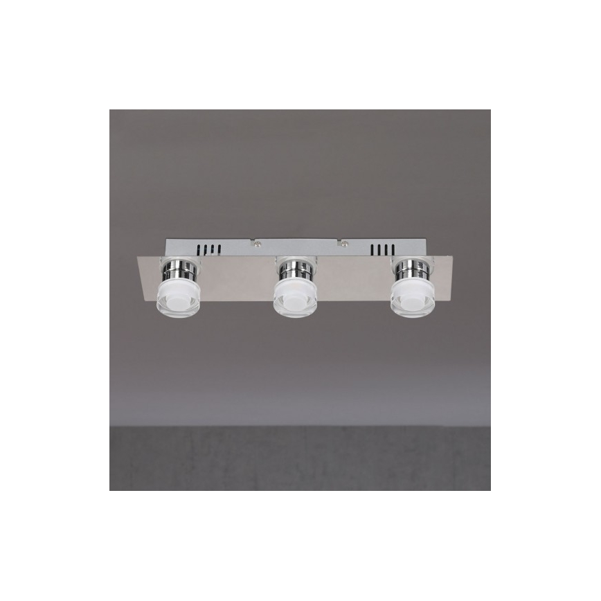 Wofi 7848.03.54.0044 -LED Kopalniška stropna svetilka LORIENT 3xLED/4W/230V IP23
