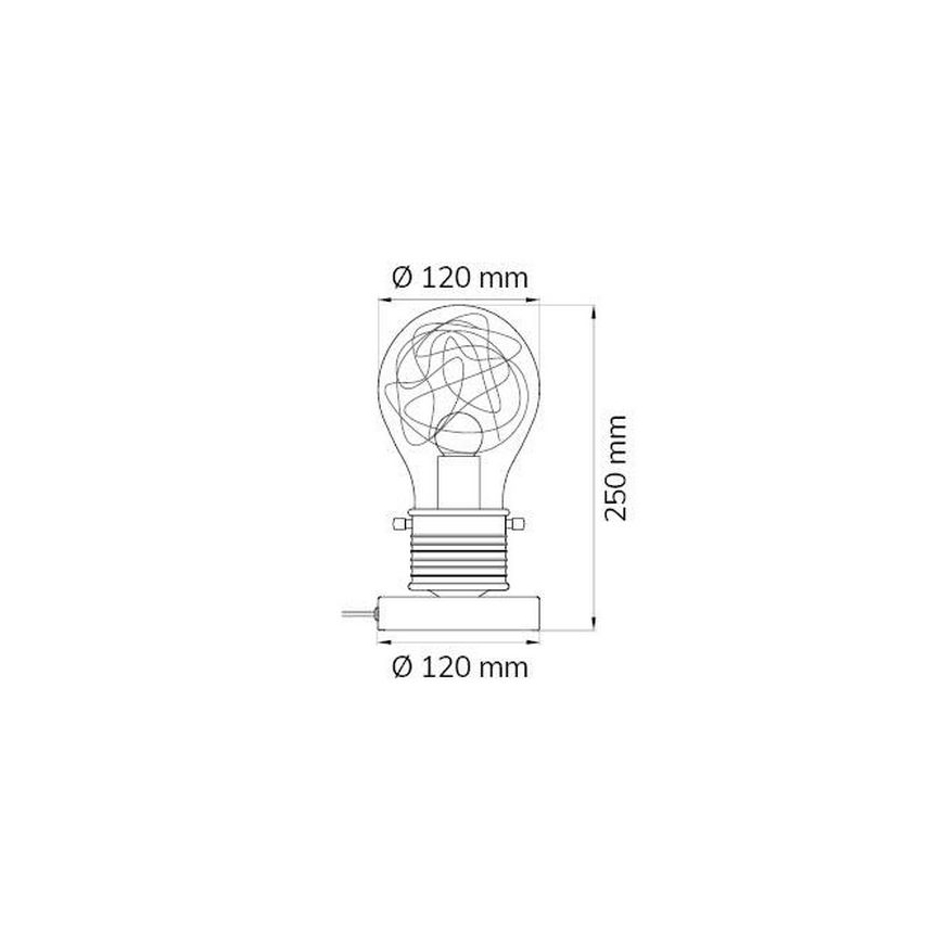 Wofi 8003010150 - Namizna svetilka FUTURA 1xE14/42W/230V