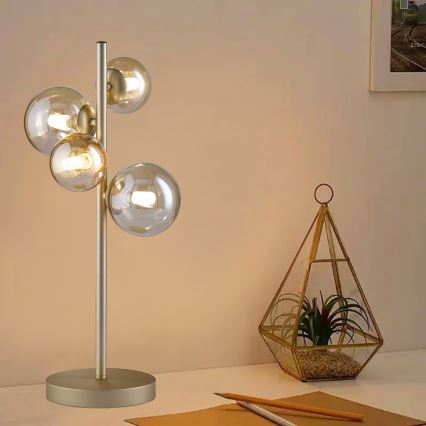 Wofi 8014.04.14.9000 - LED Namizna svetilka VILLA 4xG9/3W/230V zlata