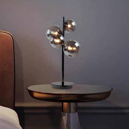 Wofi 8014.04.24.9000 - LED Namizna svetilka VILLA 4xG9/3W/230V črna