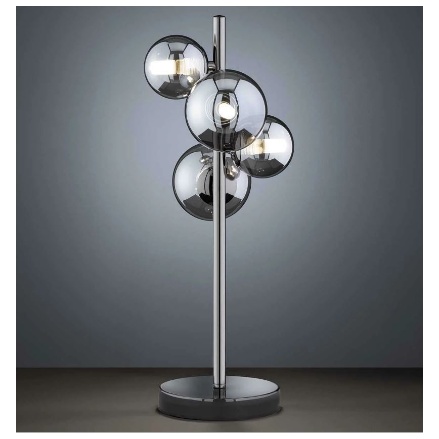 Wofi 8014.04.24.9000 - LED Namizna svetilka VILLA 4xG9/3W/230V črna