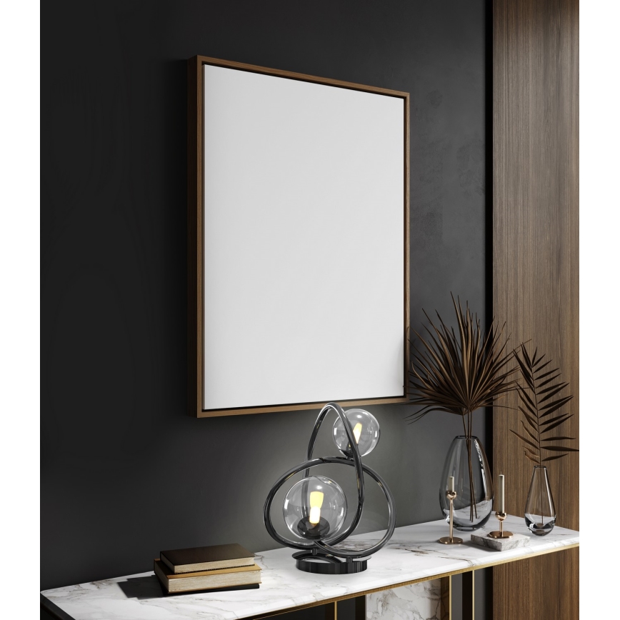 Wofi 8014-205 - LED Namizna svetilka NANCY 2xG9/3,5W/230V črna/sijajni krom