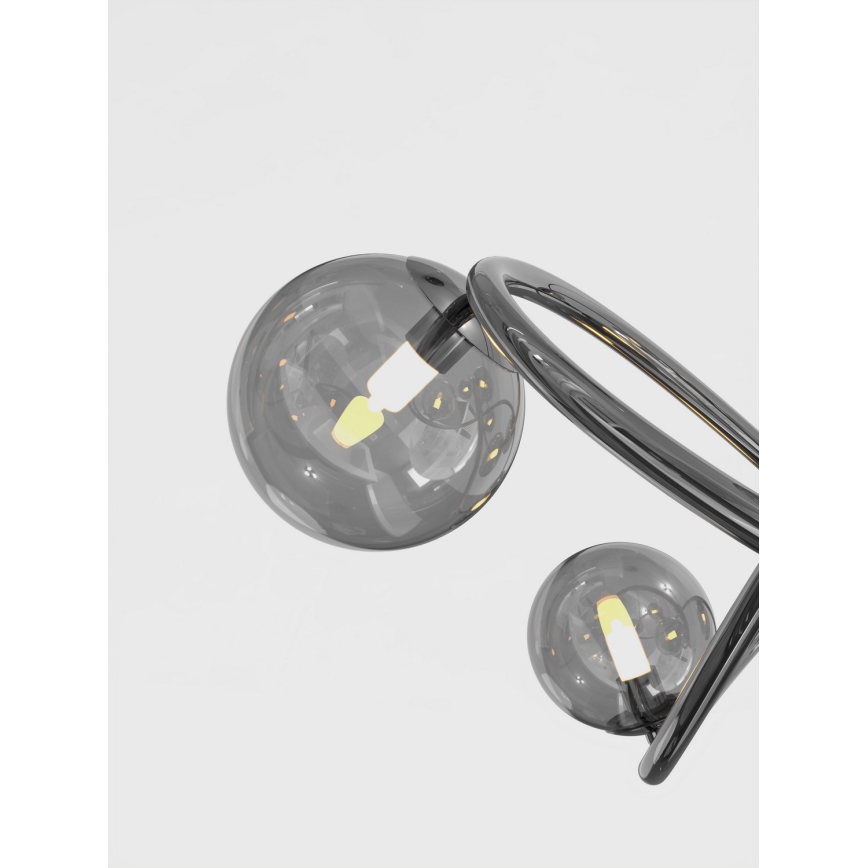 Wofi 8014-205 - LED Namizna svetilka NANCY 2xG9/3,5W/230V črna/sijajni krom