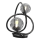 Wofi 8014-205 - LED Namizna svetilka NANCY 2xG9/3,5W/230V črna/sijajni krom