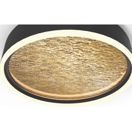 Wofi 9002-104M - LED Zatemnitvena stropna svetilka BORDEAUX LED/37W/230V črna/zlata