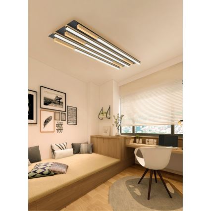 Wofi 9031-506L - LED Zatemnitvena stropna svetilka PALERMO LED/57W/230V kavčukovec